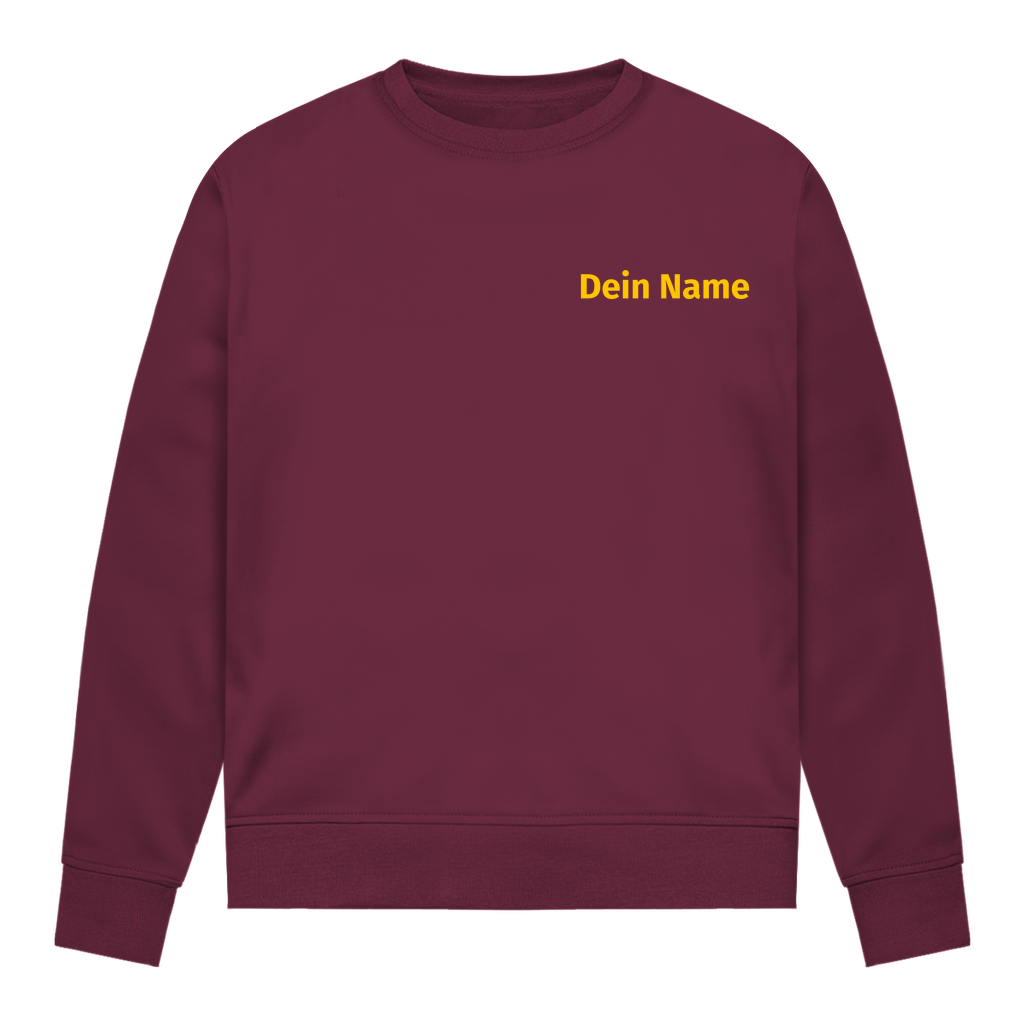 Damen Sweatshirt - Freiwillige Feuerwehr Gelb [Personalisierbar]