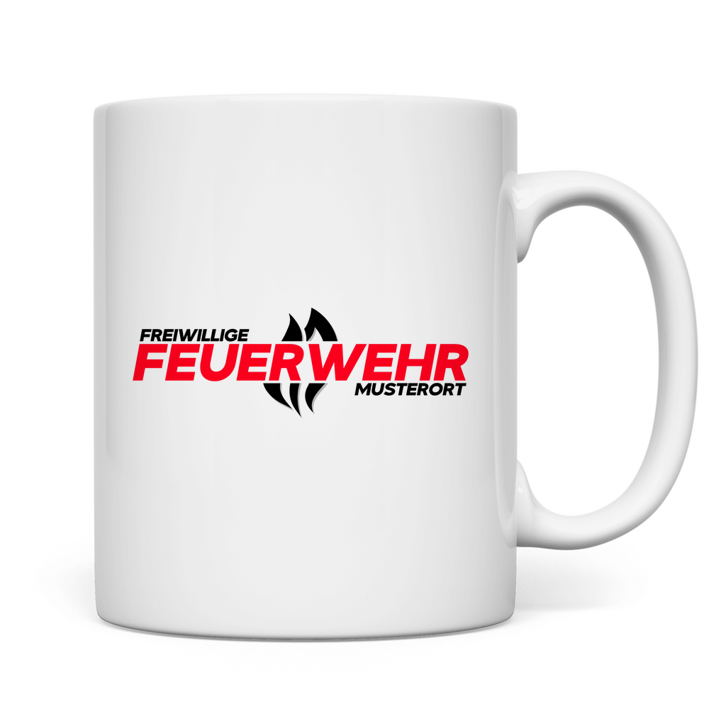 Tasse - Flamme Freiwillige Feuerwehr Rot [Personalisierbar]