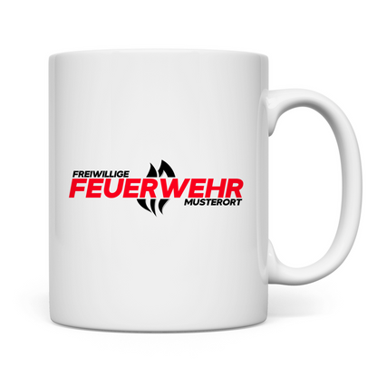 Tasse - Flamme Freiwillige Feuerwehr Rot [Personalisierbar]