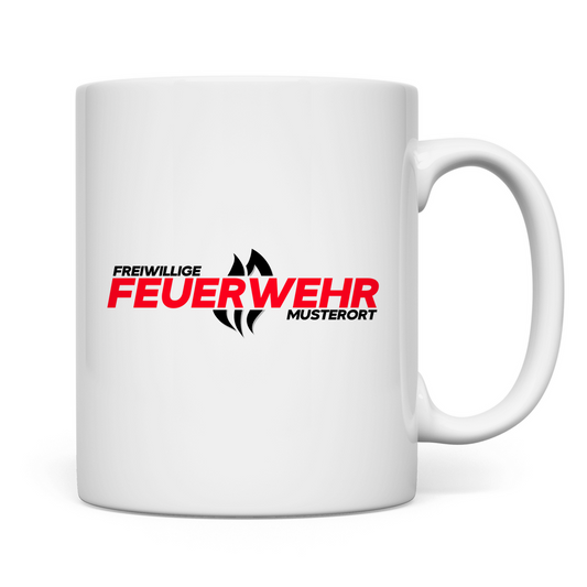 Tasse - Flamme Freiwillige Feuerwehr Rot [Personalisierbar]
