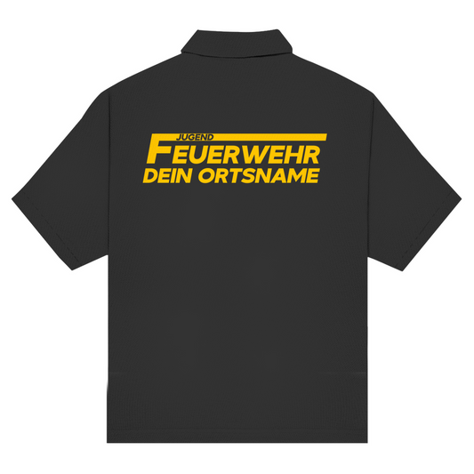 Unisex Poloshirt - Jugendfeuerwehr Gelb [Personalisierbar]