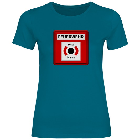 Damen T-Shirt - Brandmelder Beste Mama