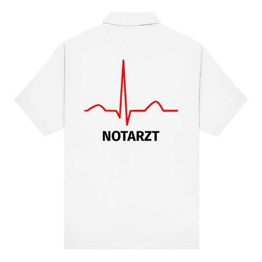 Unisex Poloshirt - EKG Notarzt