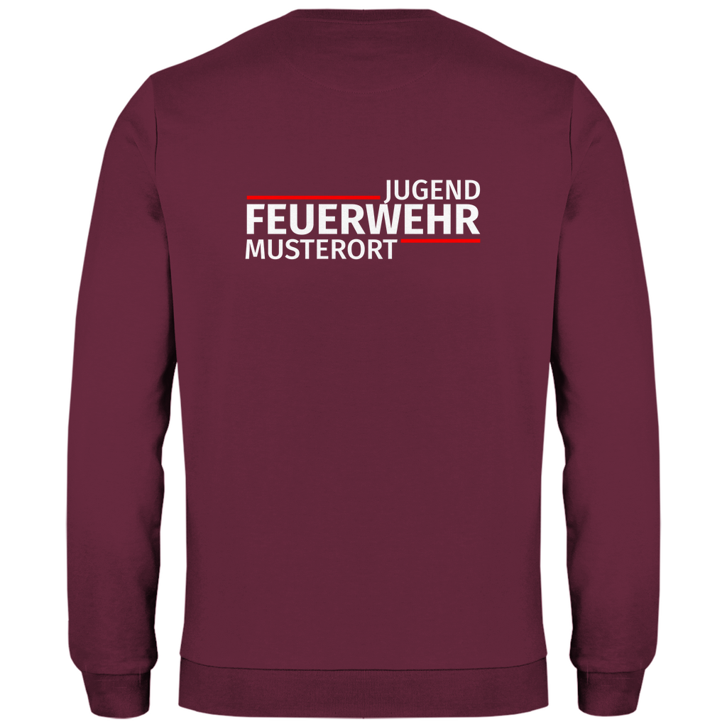 Herren Sweatshirt - Modern Jugendfeuerwehr [Personalisierbar]