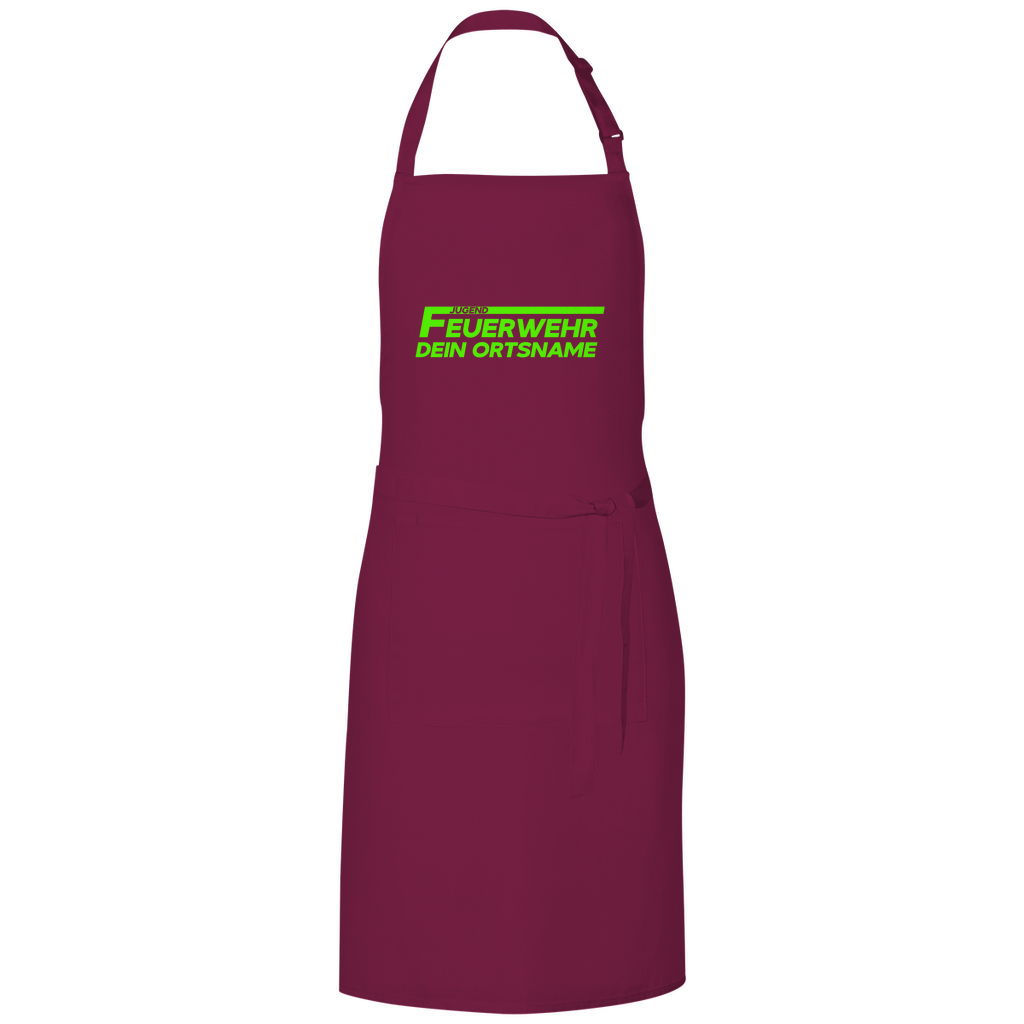 Grillschürze - Jugendfeuerwehr Grün [Personalisierbar]