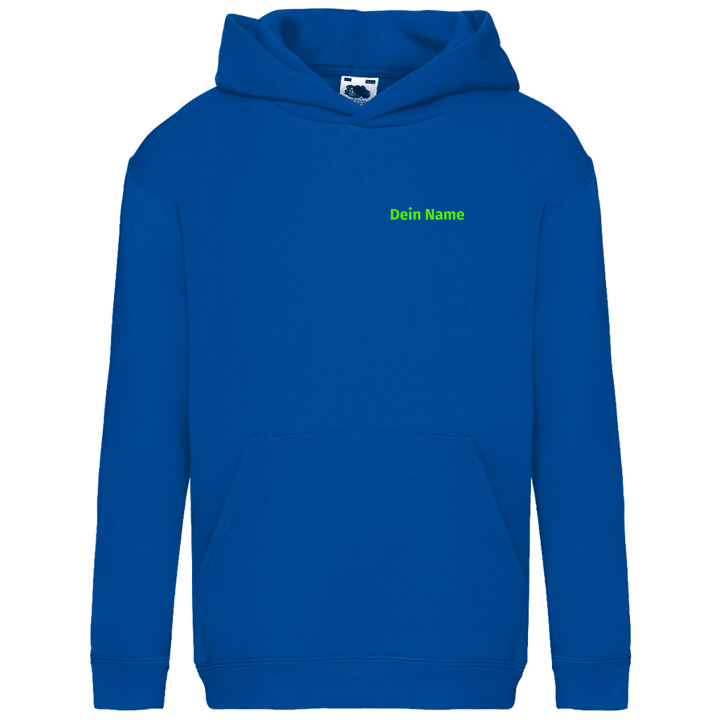 Kinder Hoodie - Jugendfeuerwehr Grün [Personalisierbar]