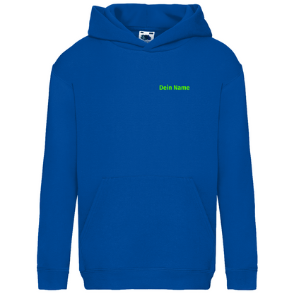 Kinder Hoodie - Jugendfeuerwehr Grün [Personalisierbar]