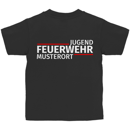 Kinder T-Shirt - Modern Jugendfeuerwehr [Personalisierbar]