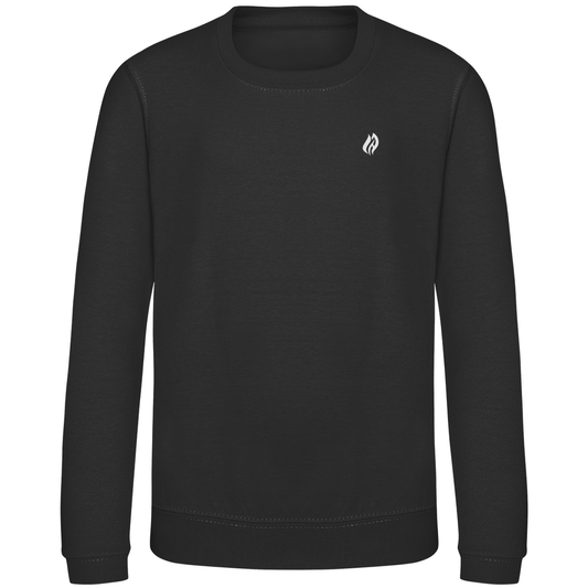 Kinder Sweatshirt - Flamme Freiwillige Feuerwehr Rot [Personalisierbar]