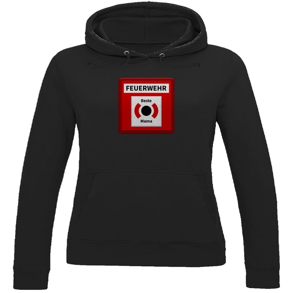 Damen Hoodie - Brandmelder Beste Mama
