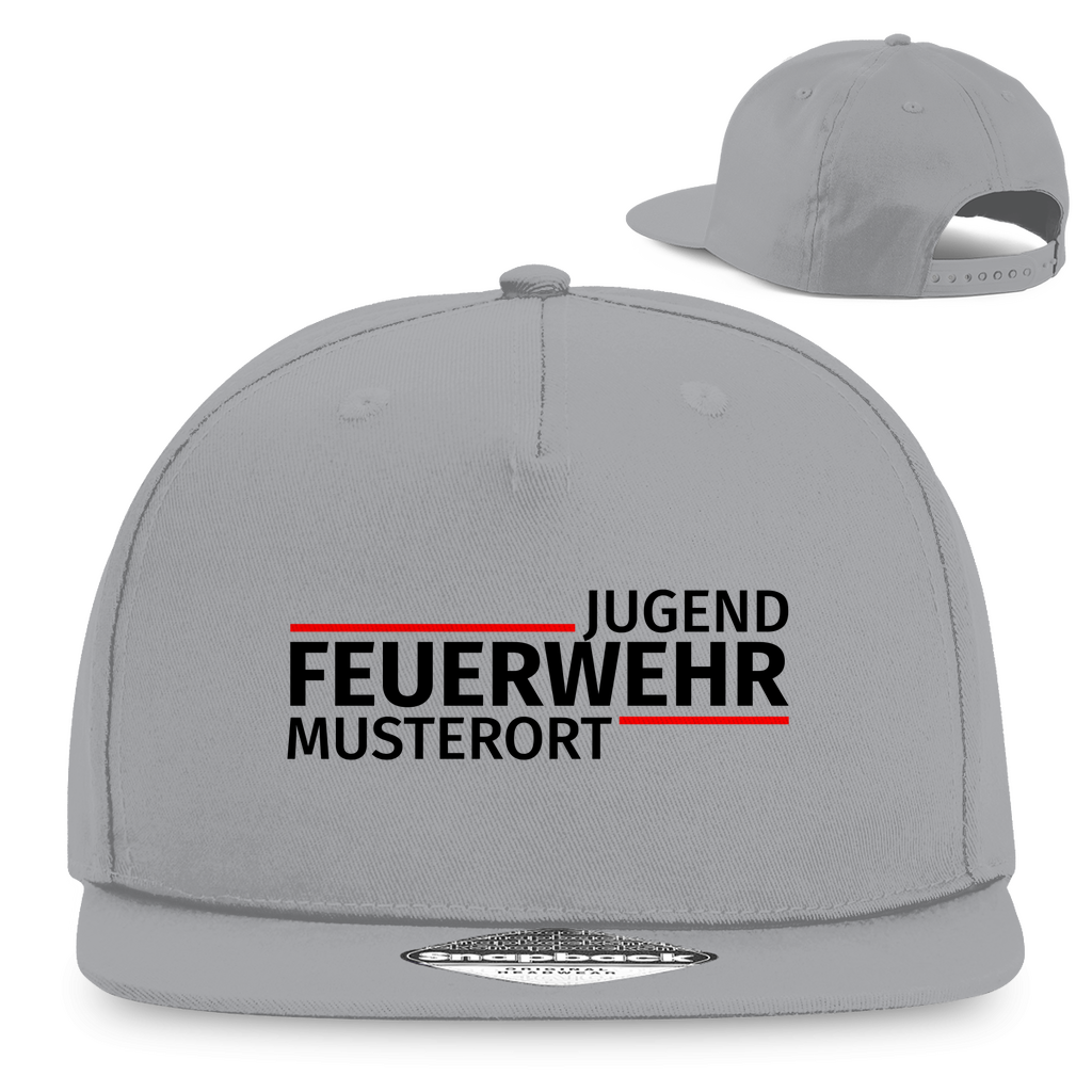 Snapback Rapper Cap - Modern Jugendfeuerwehr [Personalisierbar]