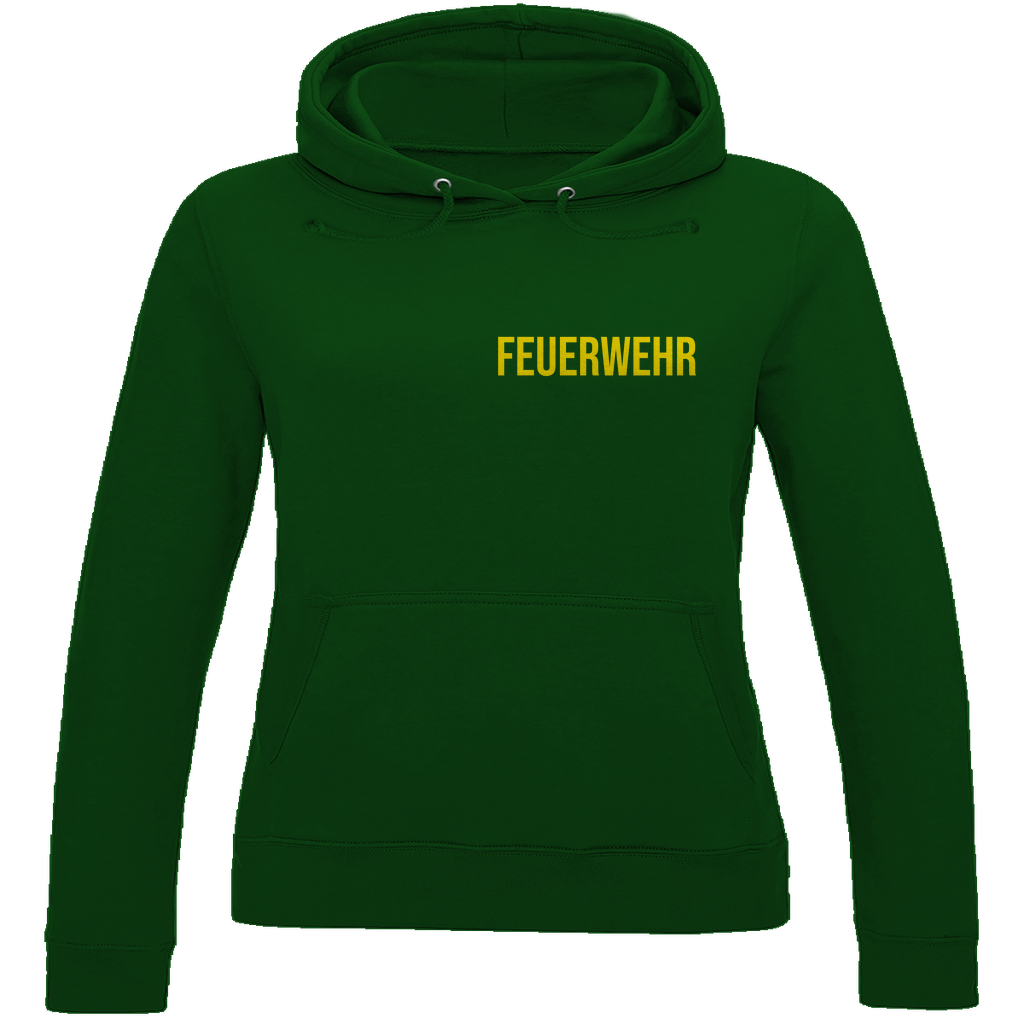 Damen Hoodie - Feuerwehr Schriftzug (Personalisierbar)