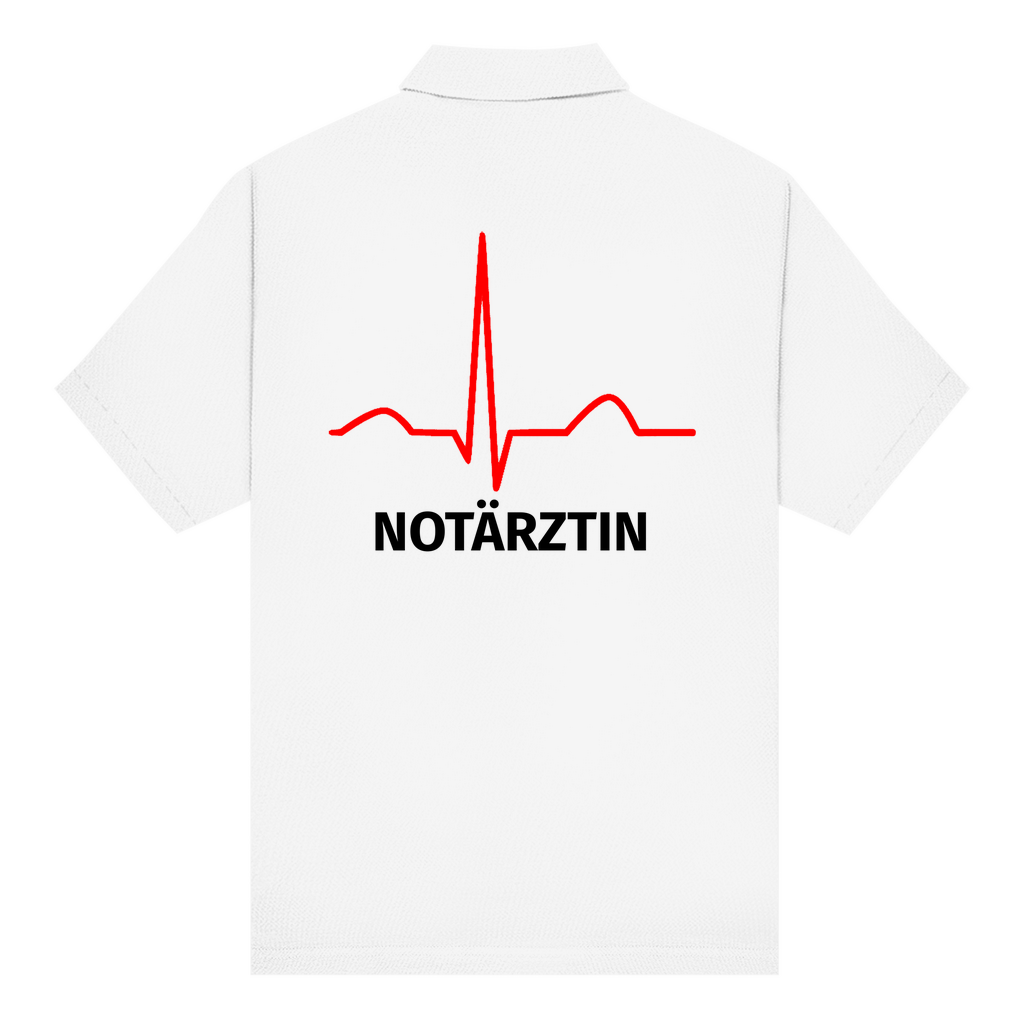 Unisex Poloshirt - EKG Notärztin