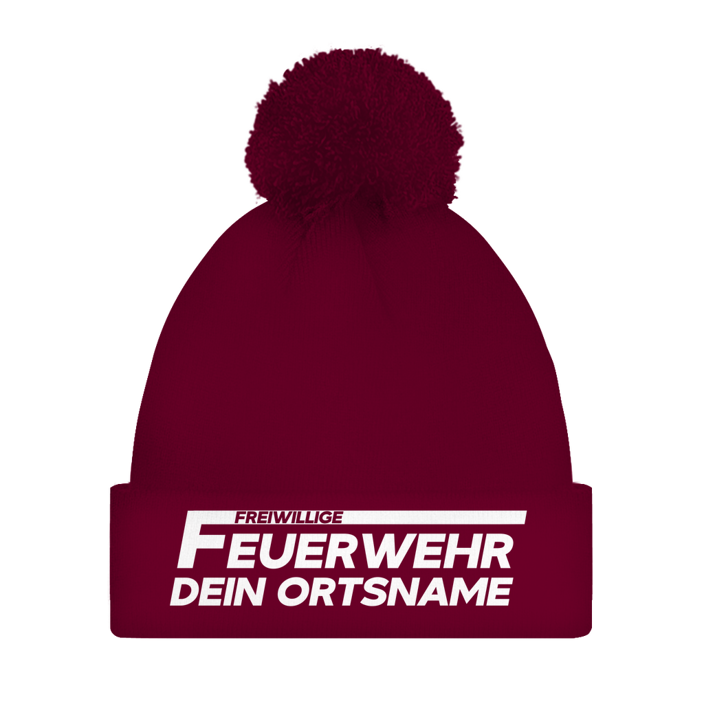 Bommelmütze - Freiwillige Feuerwehr [Personalisierbar]
