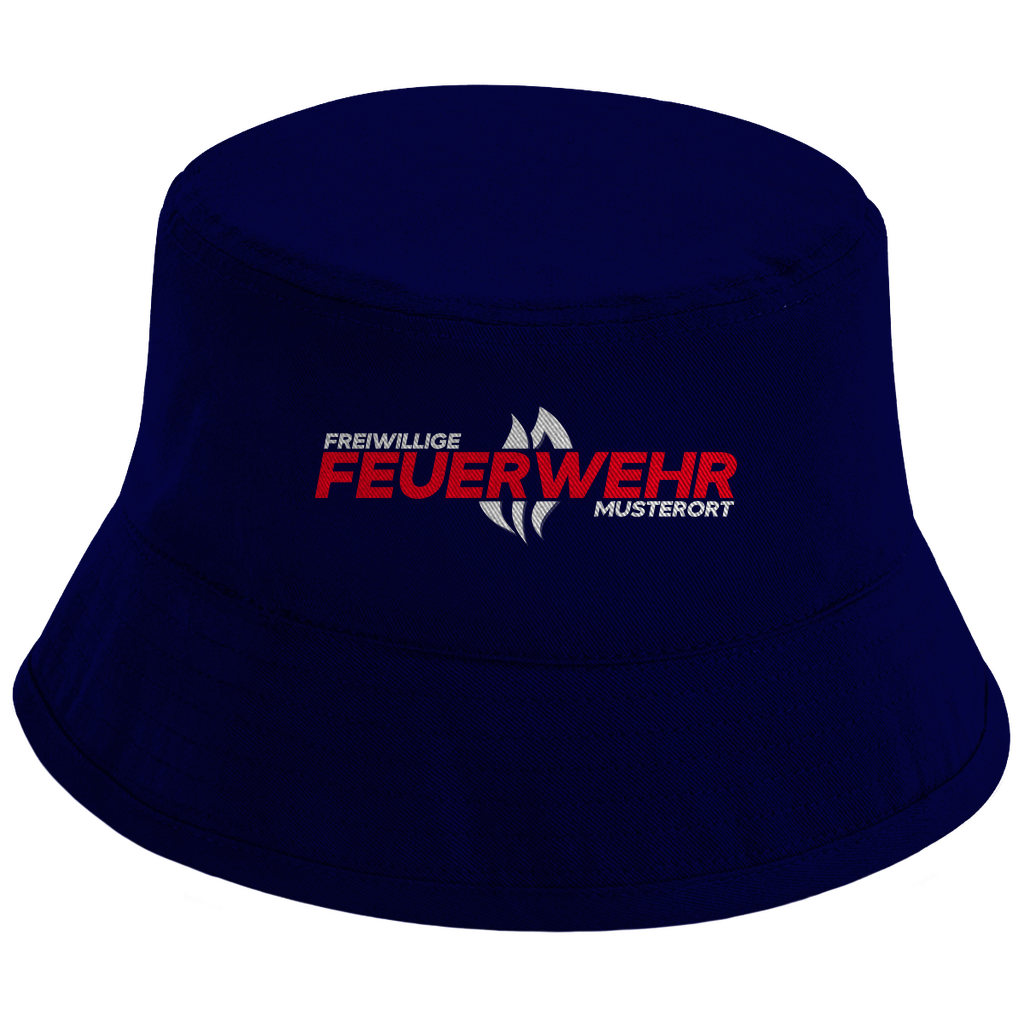 Bucket Hat - Flamme Freiwillige Feuerwehr Rot [Personalisierbar]