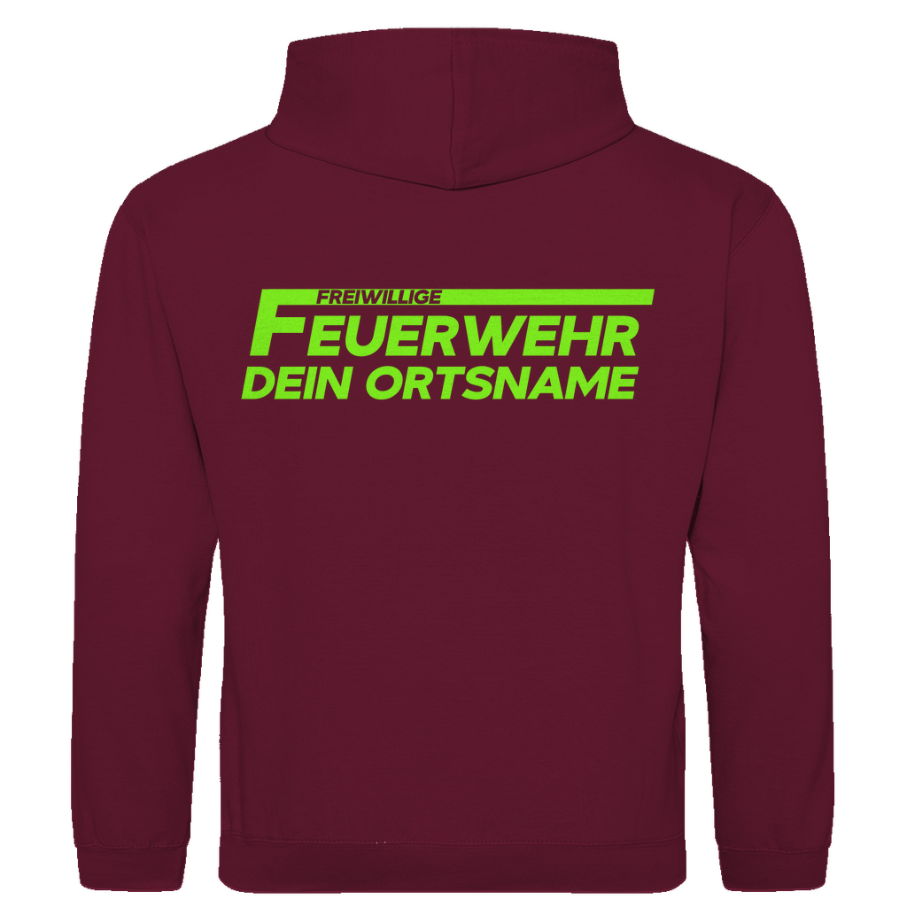 Herren Hoodie - Freiwillige Feuerwehr Grün [Personalisierbar]