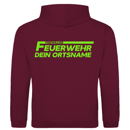 Herren Hoodie - Freiwillige Feuerwehr Grün [Personalisierbar]