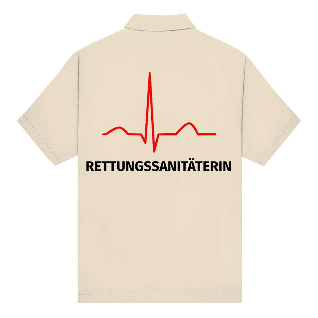 Unisex Poloshirt - EKG Rettungssanitäterin