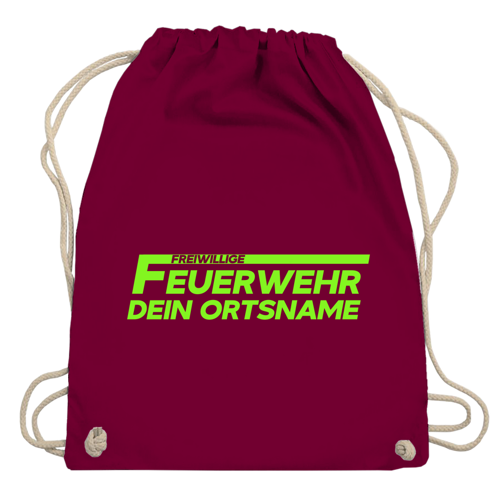 Turnbeutel - Freiwillige Feuerwehr Grün [Personalisierbar]