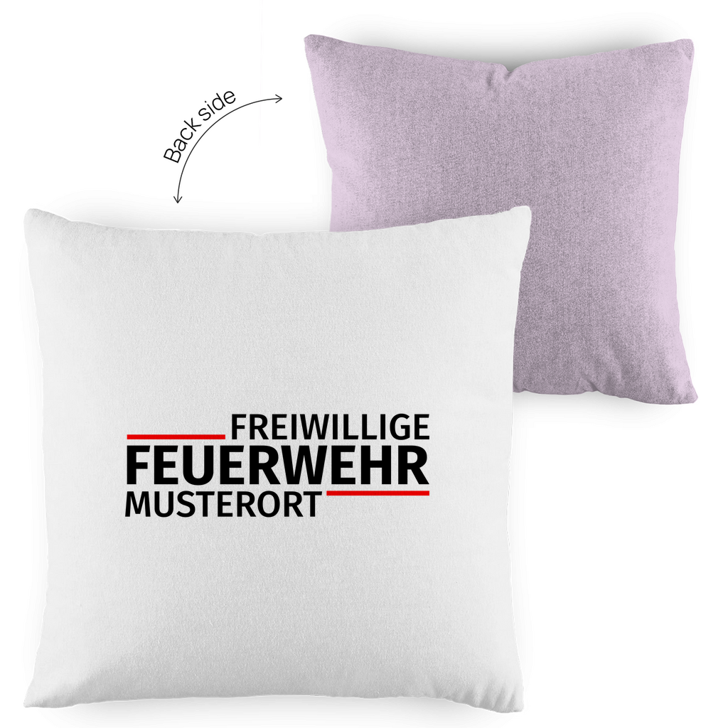 Kopfkissen zweifarbig - Modern Freiwillige Feuerwehr [Personalisierbar]