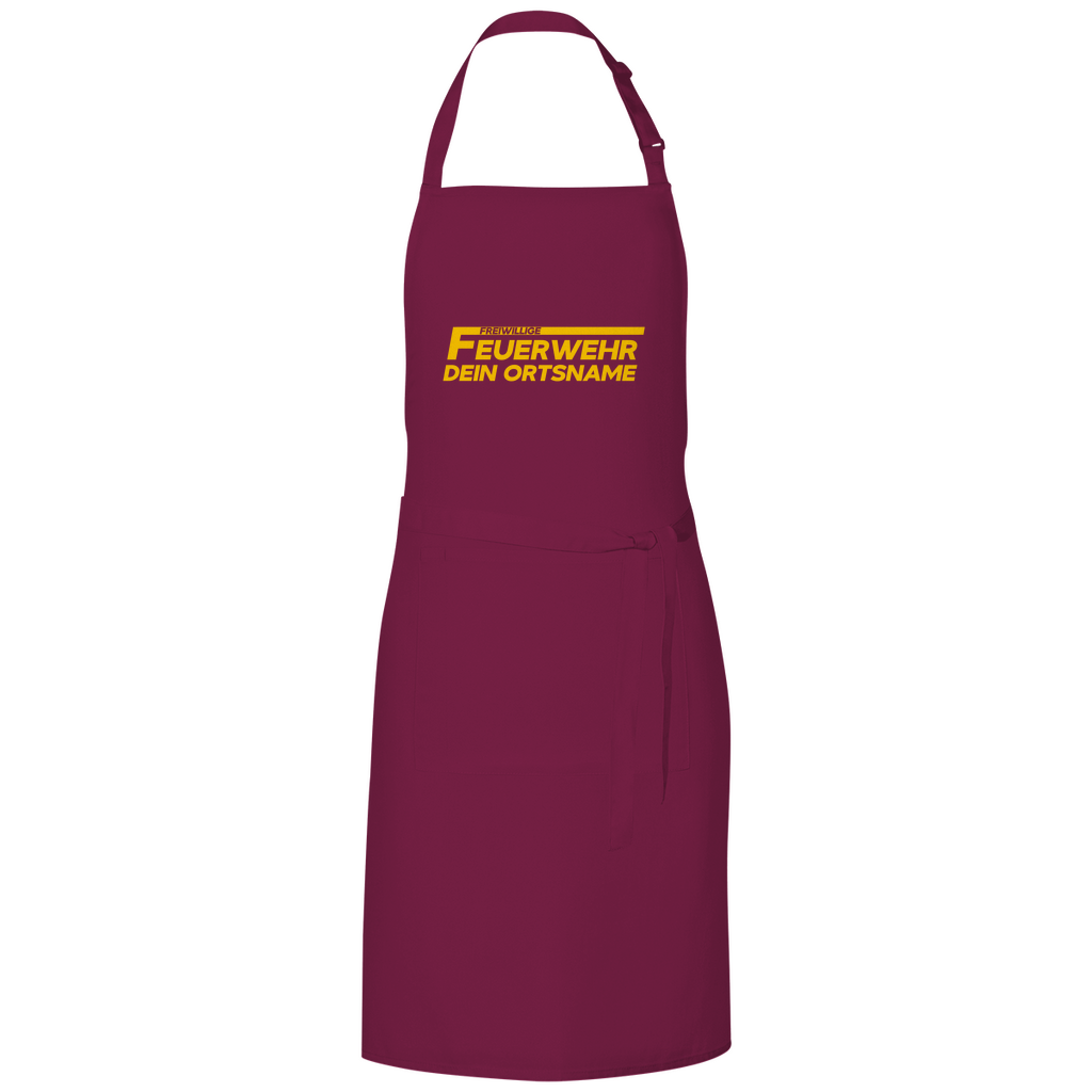Grillschürze - Freiwillige Feuerwehr Gelb [Personalisierbar]