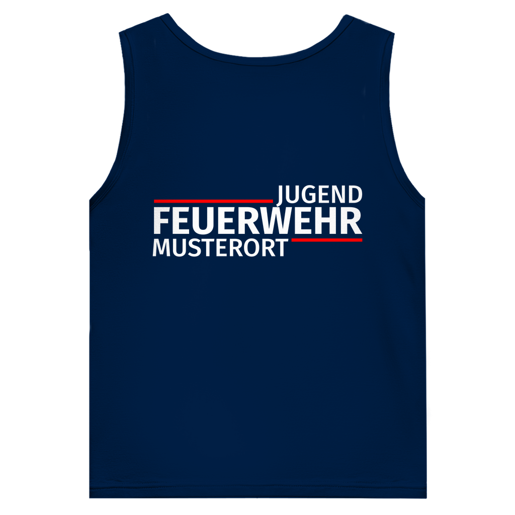 Herren Tank Top - Modern Jugendfeuerwehr [Personalisierbar]
