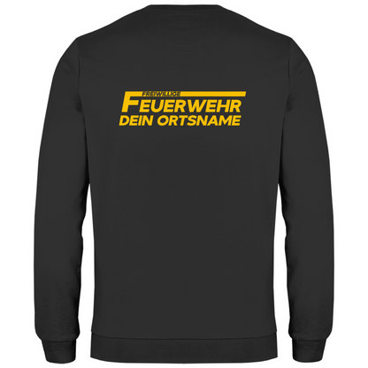 Herren Sweatshirt - Freiwillige Feuerwehr Gelb [Personalisierbar]