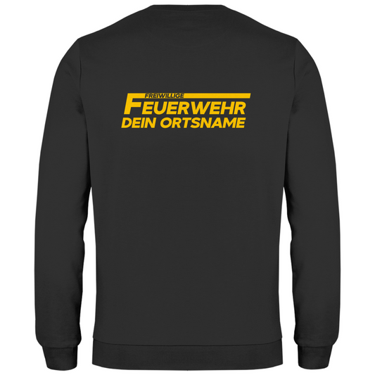 Herren Sweatshirt - Freiwillige Feuerwehr Gelb [Personalisierbar]