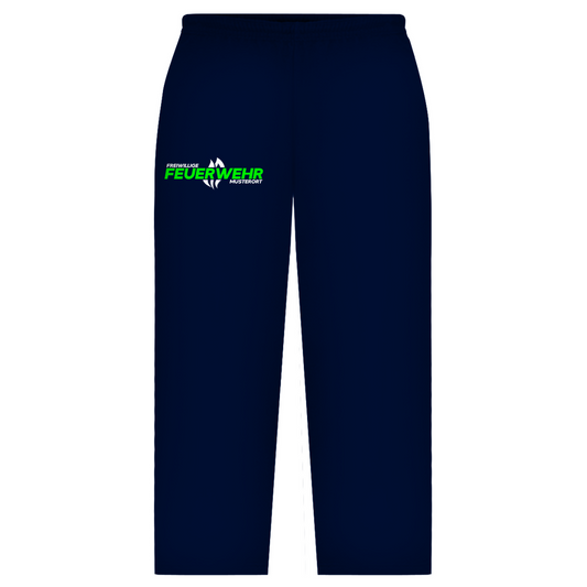Oversize Sweatpants - Flamme Freiwillige Feuerwehr Grün [Personalisierbar]