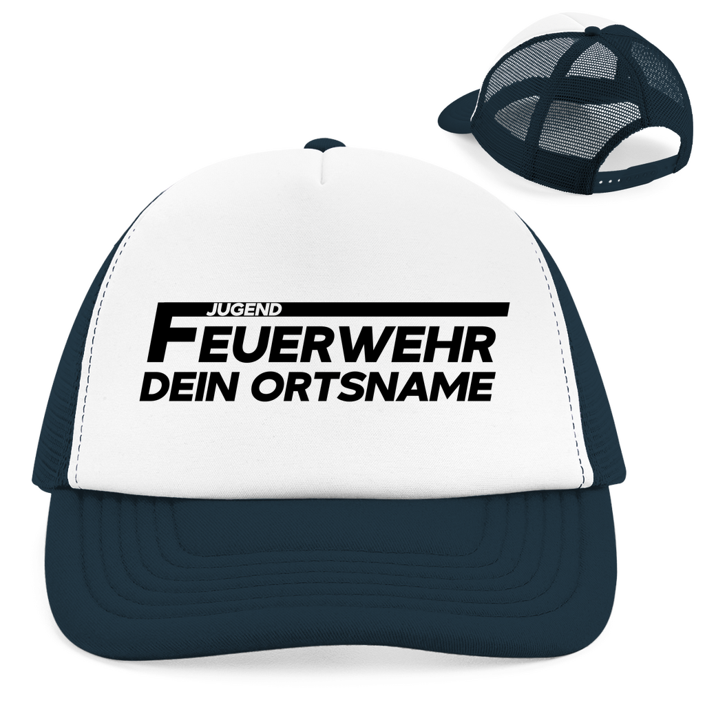 Retro Trucker Cap - Jugendfeuerwehr (Personalisierbar)
