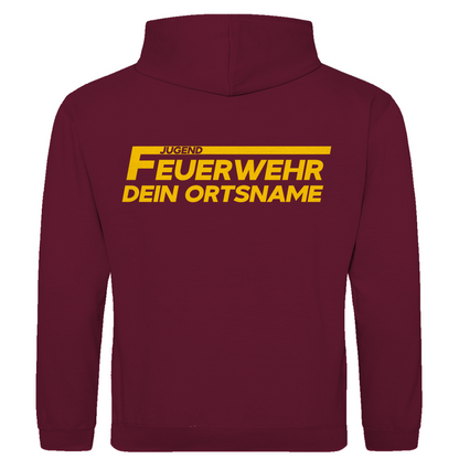 Herren Hoodie - Jugendfeuerwehr Gelb [Personalisierbar]