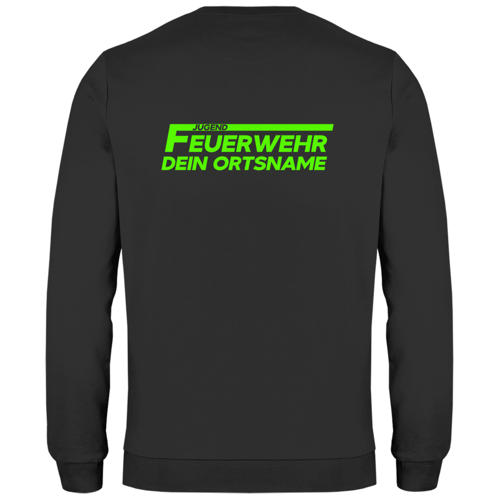 Herren Sweatshirt - Jugendfeuerwehr Grün [Personalisierbar]