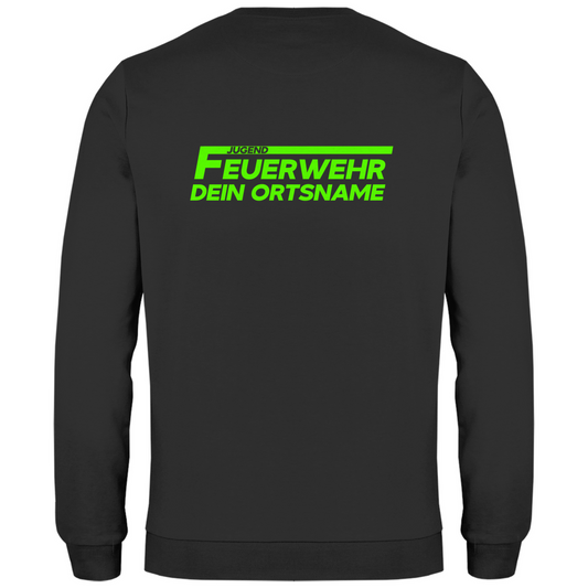 Herren Sweatshirt - Jugendfeuerwehr Grün [Personalisierbar]