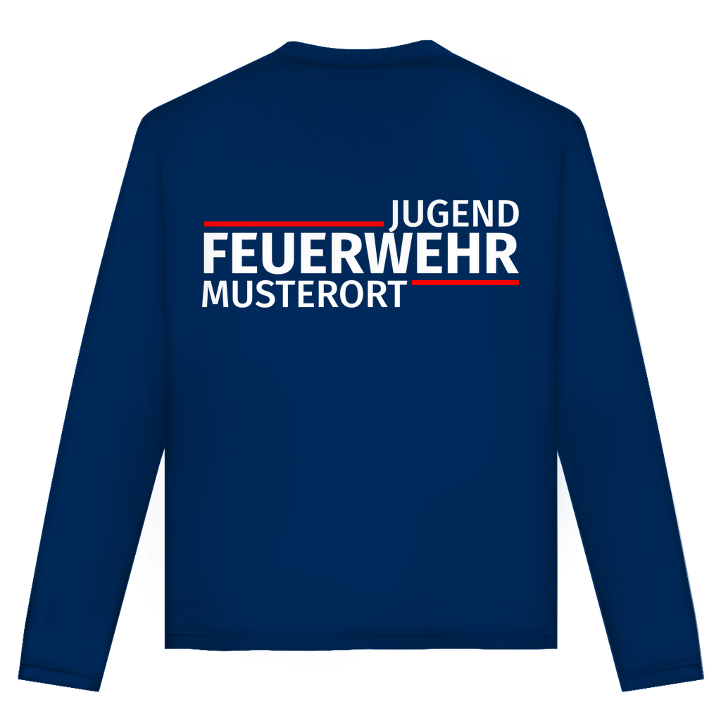 Unisex Langarmshirt - Modern Jugendfeuerwehr [Personalisierbar]