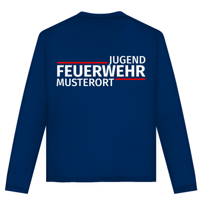 Unisex Langarmshirt - Modern Jugendfeuerwehr [Personalisierbar]