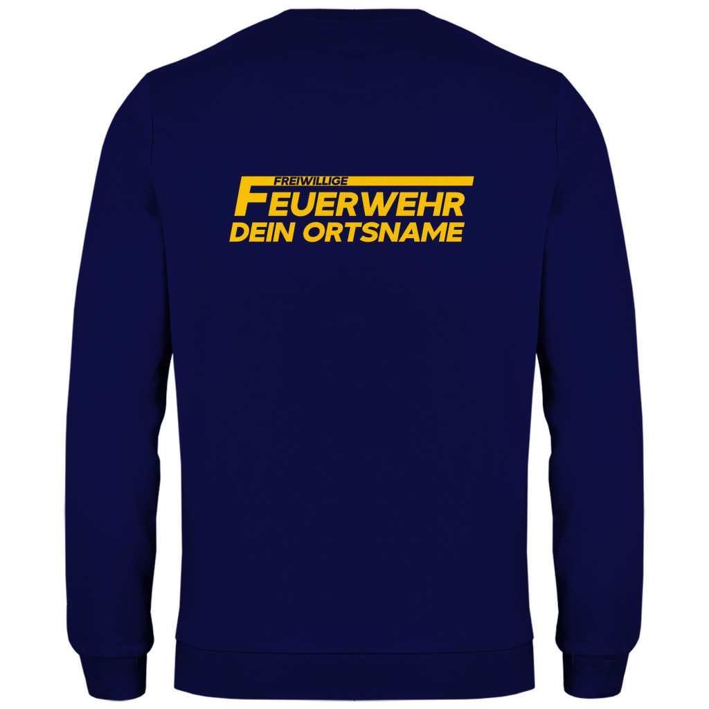 Herren Sweatshirt - Freiwillige Feuerwehr Gelb [Personalisierbar]