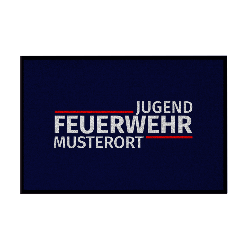 Fußmatte - Modern Jugendfeuerwehr [Personalisierbar]