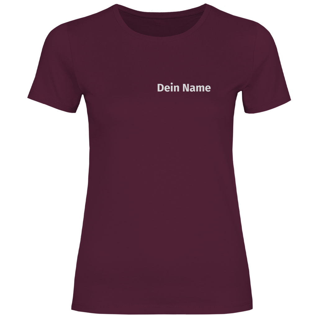 Damen T-Shirt - Freiwillige Feuerwehr Gelb (Personalisierbar)