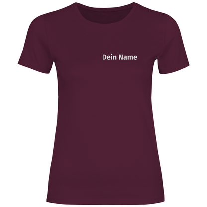 Damen T-Shirt - Freiwillige Feuerwehr Gelb (Personalisierbar)