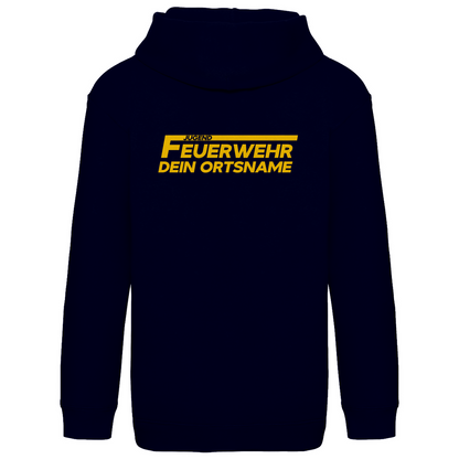 Kinder Hoodie - Jugendfeuerwehr Gelb [Personalisierbar]