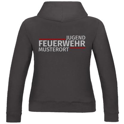 Damen Hoodie - Modern Jugendfeuerwehr [Personalisierbar]