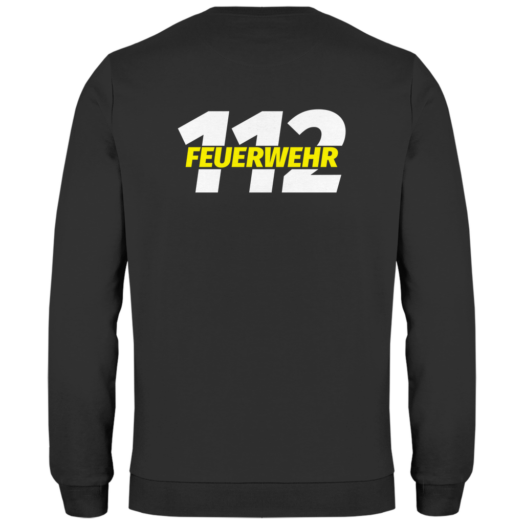 Herren Sweatshirt - 112 Feuerwehr Gelb