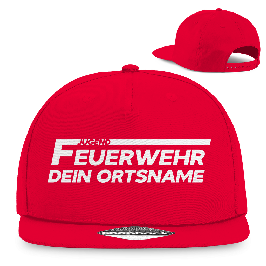 Snapback Rapper Cap - Jugendfeuerwehr [Personalisierbar]