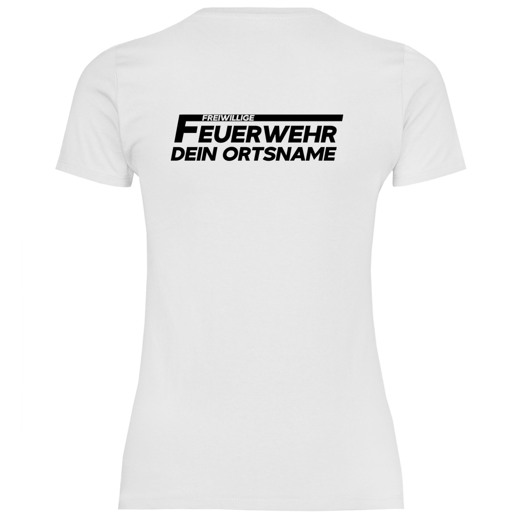Damen T-Shirt - Freiwillige Feuerwehr [Personalisierbar]