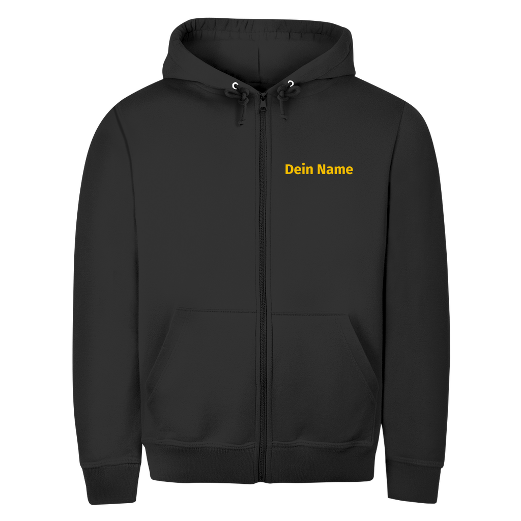 Unisex Zipper Hoodie - Jugendfeuerwehr Gelb [Personalisierbar]