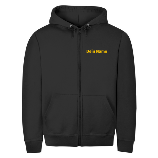 Unisex Zipper Hoodie - Jugendfeuerwehr Gelb [Personalisierbar]