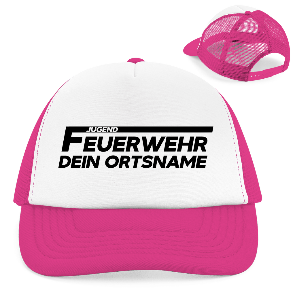 Retro Trucker Cap - Jugendfeuerwehr (Personalisierbar)