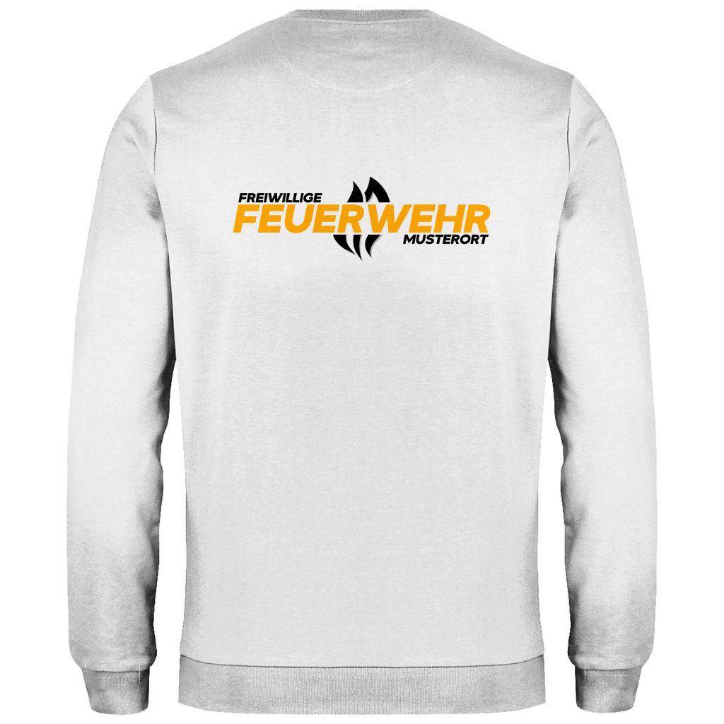 Herren Sweatshirt - Flamme Freiwillige Feuerwehr Gelb [Personalisierbar]