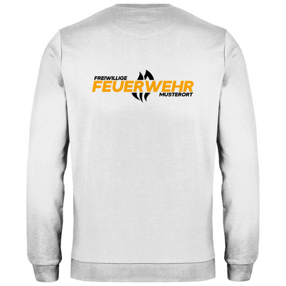 Herren Sweatshirt - Flamme Freiwillige Feuerwehr Gelb [Personalisierbar]