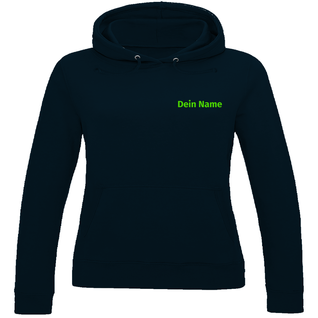 Damen Hoodie - Freiwillige Feuerwehr Grün [Personalisierbar]